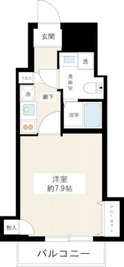 ルクシェール新宿中落合の間取り画像