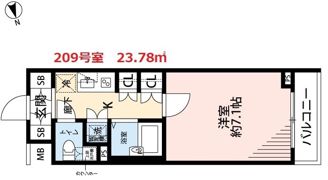 プレール・ドゥーク練馬NORTHCITYLAの間取り画像