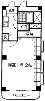 三愛ビル 竹館の間取り画像