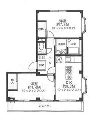 芦花ツインヒルズWESTの間取り画像