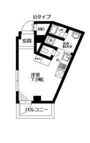 ハーモニーコートの間取り画像