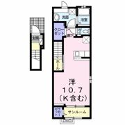 エスポワールK．S．IIの間取り画像