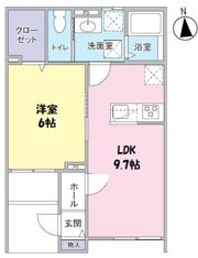 ノーヴァSガーデンの間取り画像