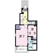 プルメリアAの間取り画像
