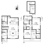 BLOOMING MAISON日野市程久保2号棟の間取り画像