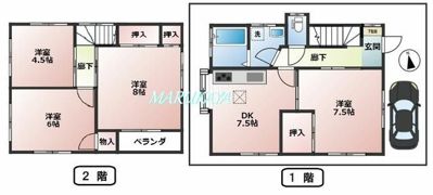 錦町1丁目 N1ハウスの間取り画像