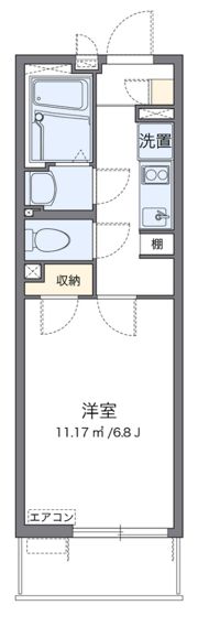クレイノフロンティアIIIの間取り画像