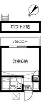 住吉ハイツの間取り画像