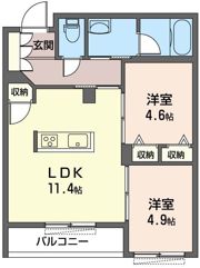 リラフォートタカマツの間取り画像