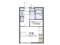レオパレスコーポリッチIIの間取り画像