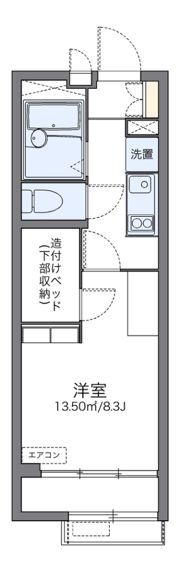 レオパレスアルタイルIIの間取り画像