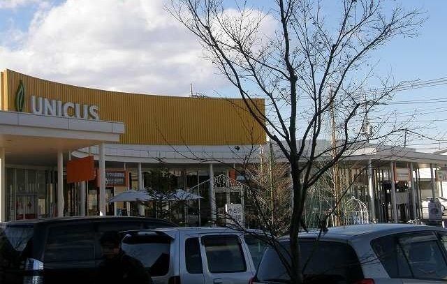 近くのユニクス吉川まで700m（徒歩9分）