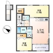 （仮称）大和市つきみ野アパートの間取り画像
