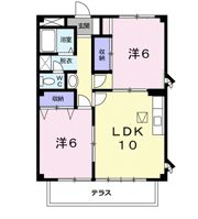 ビューハイツ坂間の間取り画像