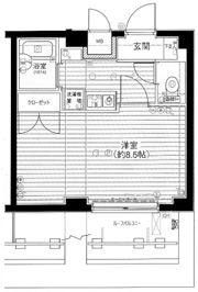 メインステージ不動前の間取り画像