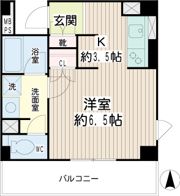 豊岡旭フーガの間取り画像