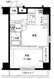 メインステージ大森本町の間取り画像
