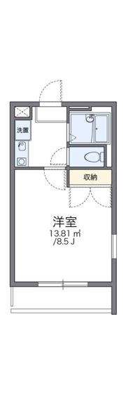 レオパレスカメリア弐番館の間取り画像