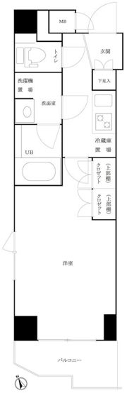 ルーブル白金高輪参番館の間取り画像