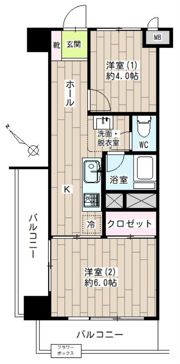ニックハイム武蔵新田の間取り画像