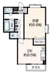 カーサデナラの間取り画像