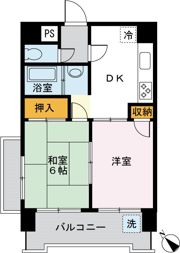 パラスト目黒3丁目の間取り画像