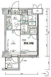 ディアレイシャス三軒茶屋の間取り画像