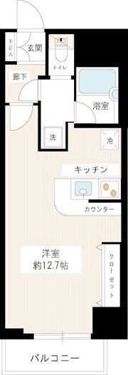 カスタリア新宿御苑の間取り画像