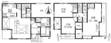 BLOOMING MAISON草加市吉町5号棟の間取り画像