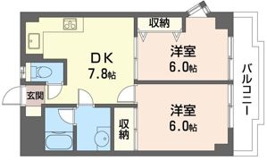 国立クリスタル石川の間取り画像