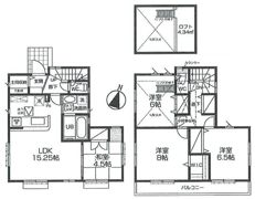 SHUKURA練馬区関町東2号棟の間取り画像