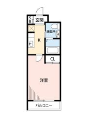 スカイコート品川御殿山WESTの間取り画像