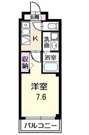 デュークm．sの間取り画像