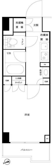 ルーブル仲六郷壱番館の間取り画像