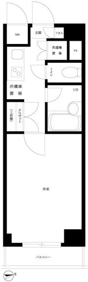 ルーブル渋谷松濤の間取り画像