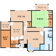 コーポ平野の間取り画像