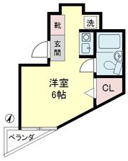 メゾンドアオキの間取り画像