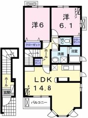 ルミナス・MIII A棟の間取り画像