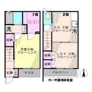 カーサ藤崎の間取り画像