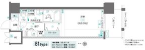 ZOOM東陽町の間取り画像