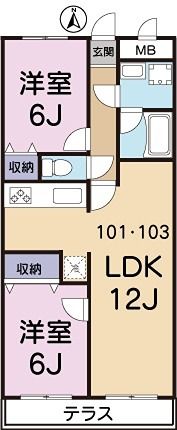 グランベルデ西馬込の間取り画像