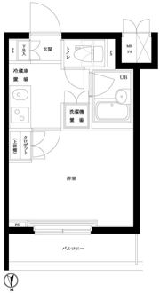 ルーブル中野富士見町参番館の間取り画像