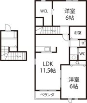 ドルフィンスクエアの間取り画像