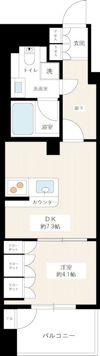 カスタリア銀座IIIの間取り画像