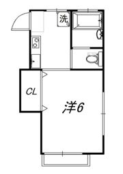 たちばな荘の間取り画像
