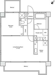 ベルペトラの間取り画像