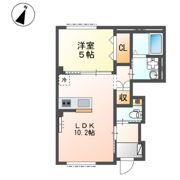 パレス北野の間取り画像