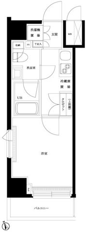 ルーブル新丸子の間取り画像