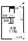 レジデンスモロオカBの間取り画像