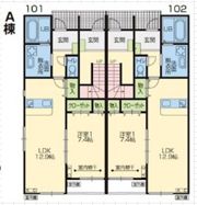 ルミエール国立Iの間取り画像